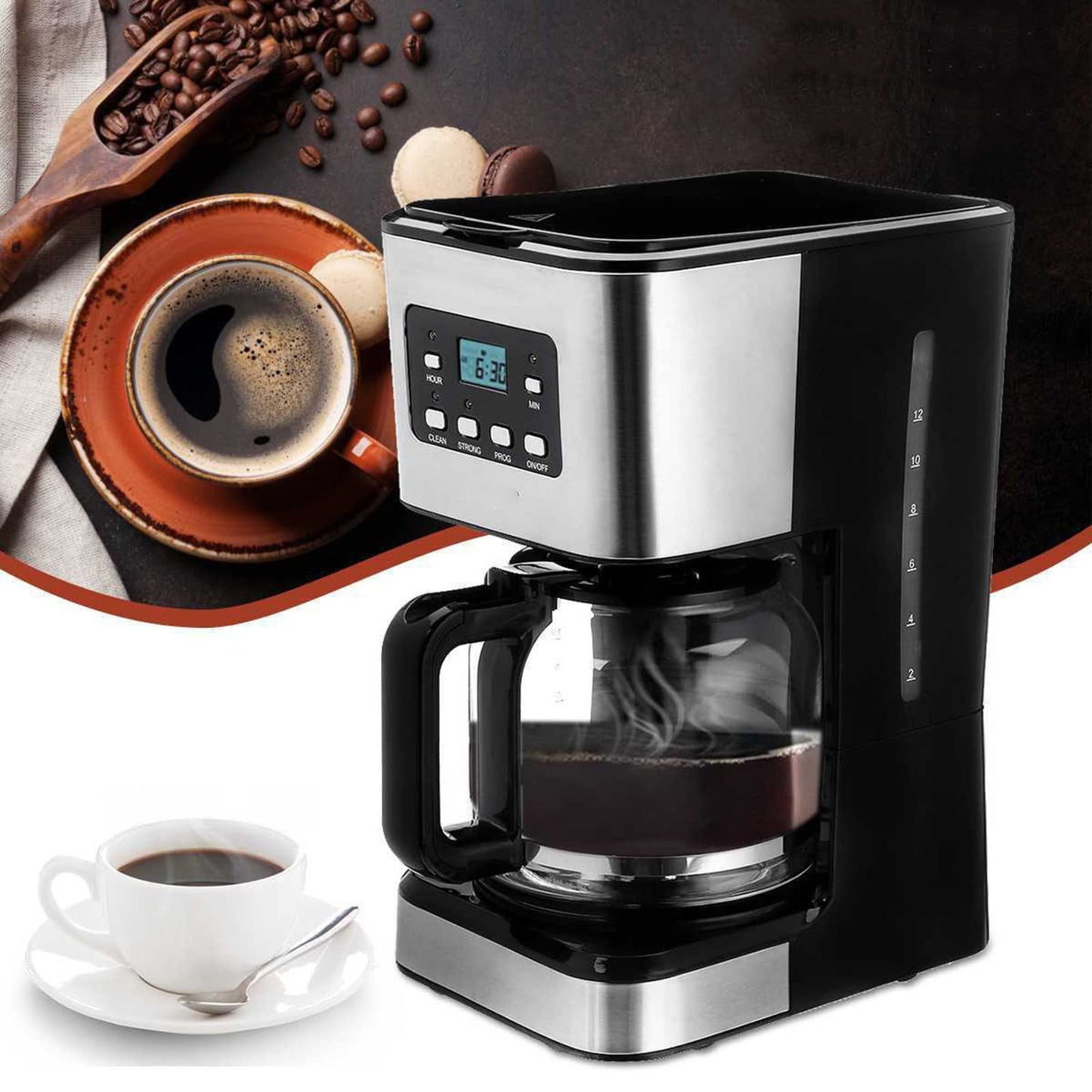 CAFETERA SOKANY DIGITAL CM-121E