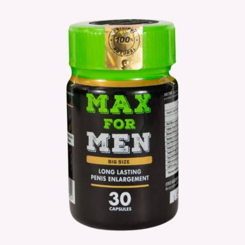 MAX FOR MEN X 30 CAPS .PARA AGRANDAR EL PENE Y MEJORAR LA PRODUCCION DE ESPERMA