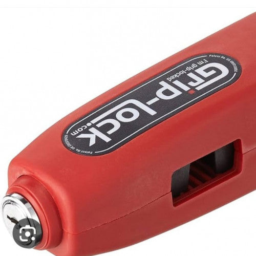 CANDADO PARA MOTO COLOR ROJA