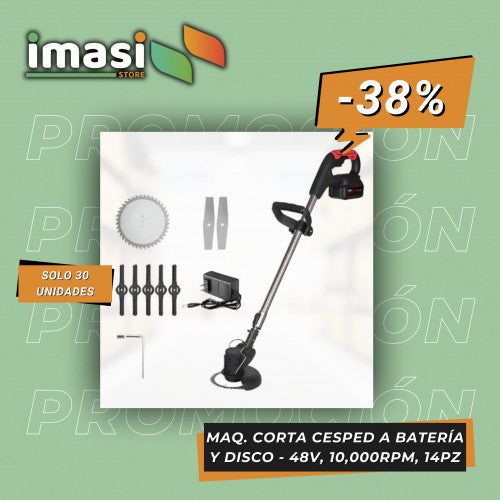 CORTA CESPED DE BATERIA