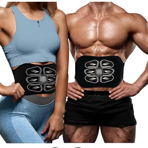 Obtén abdominales sin esfuerzo, faja electro estimuladora para ejercitar tus musculos