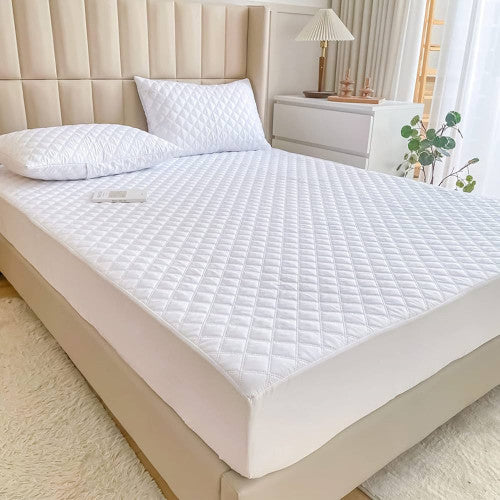 PROTECTOR DE COLCHON IMPERMEABLE PARA CAMA 80 KING DE 3 PIEZAS