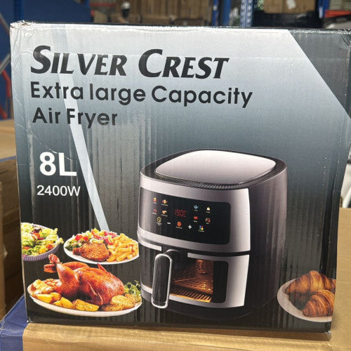 FREIDORA DE AIRE SILVER 8 LT 2400W ADZT-8